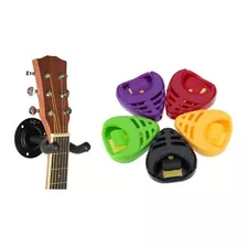 Suporte Parede Guitarra Violão + Porta Palheta + Palhetas !