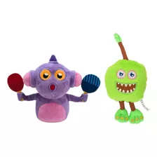 Kit 2 Pelúcias My Singing Monsters Ping Pong E Sabugo