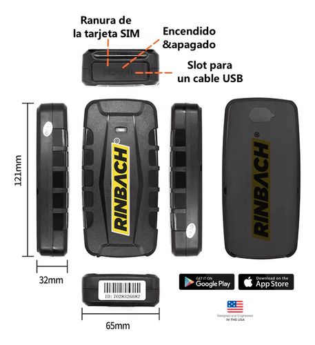 Localizador Gps Porttil 4g Para Dodge Durango 2004 A 2006 Foto 7