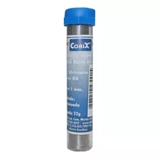 Tubo De Solda Estanho Cobix 1mm P/ Eletrônicos 22gr. 110v/220v