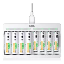 Baterías Recargables Ebl Aa 2800mah (paquete De 4) Y Batería
