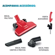 Mondial Turbo Cycle Ap-36 Aspirador De Pó 1100w Cor Vermelho 110v