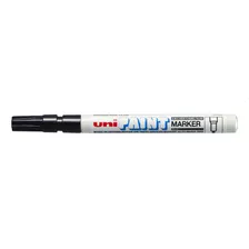 Caneta Marcador Permanente Uni Paint Marker Cor Preto