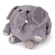 Peluche Elefante Calienta Manos Almohada 35cm Wabro 70227 