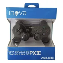 Controle Joystick Sem Fio Px3 Inova Con-204z Cor Preto