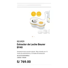 Extractor De Leche Materna Marca Beurer 