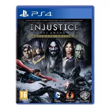 Jogo Injustice Gods Among Us Ps4 Mídia Física Ps Hits Com Nf