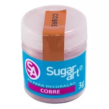 Pó Comestível Cobre Corante Decorar Bolo Sugar Art - 3g