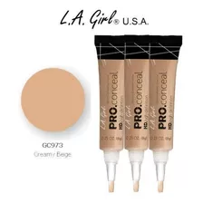 Corrector De Maquillaje Hd Pro Conceal La Girl Tono Creamy Beige