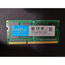 Memoria Notebook Crucial 4gb Ddr3l 1600mhz