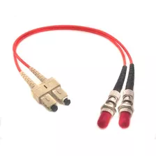 Cable Adaptador De Fibra Ptica De 1 Pie Sc (macho) A St (hem