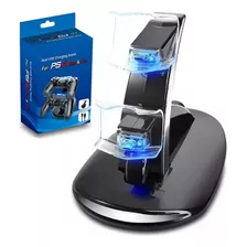 Base De Carga Dual Dock Led Para Controles Play Station Ps4