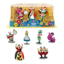 Playset Miniaturas Alice Pais Das Maravilhas Original Disney