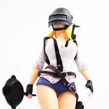 Personaje Pubg Equipado De 18 Cm. - Muñeco De Acción