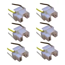 Conector Chicote Lâmpada Farol H4 Soquete Fio Plug Kit 6