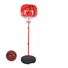 Set De Basketball Aro Tablero Balón Juguete Para Niños