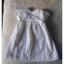 Vestido Blanco Para Niña De 1 A 2 Años