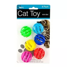 Bulk Buys Juego De Juguetes Para Gatos Con Bolas Con Campan. Color Yellow