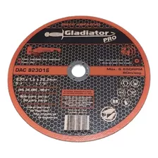 10 Discos De Corte Para Amoladora 230 X 1,6mm Gladiator Pro