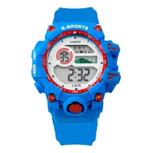 Reloj Digital Resistente Al Agua Impermeable S647 + Estuche