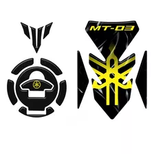 Adesivo Protetor 3d Tanque Bocal Logo M9 Moto Mt 03