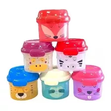 Porta Snack Kido Animales Coleccion 280ml Niños Niñas Keep