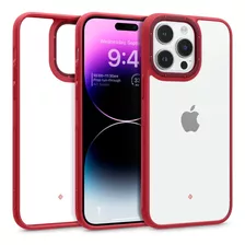 Funda Caseology Para iPhone 14 Pro Shockpr Red