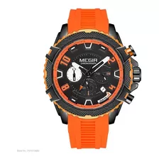 Reloj Megir Jey De Hombre Utima Tendencia /comodo/ Innovador