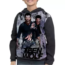  Casaco Moletom Infantil Derek Hale Scott Mccall Teen Wolf