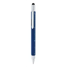 Bolígrafo Monteverde Tool Pen Azul Lapicera Multifuncion Color De La Tinta Negro