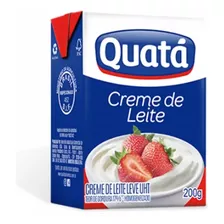 Creme De Leite Quatá Leite Estrogonofe Bolos Pratos 200 G