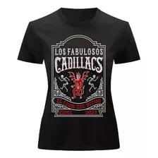 Playera Negra, Hombre Y Mujer Fabulosos Cadillacs Cdmx 2023