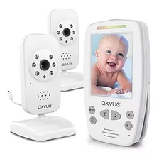 Monitor De Video Para Bebé, 2 Cámaras, Pantalla Vertical Gr