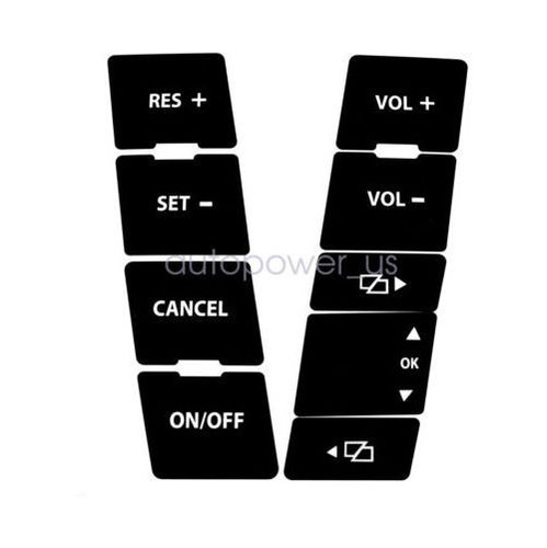 Button Decals Stickers Radio W Navigation Repair Fit Vw  Tta Foto 3