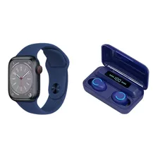 Reloj Digital W28 Pro Serie 8 Smart Watch + Audifonos F9