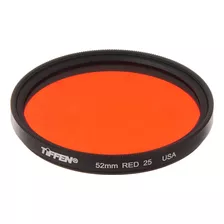 Filtro De Camara Tiffen 52mm Rojo Para Imagenes Byn