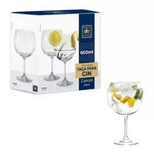 Jogo 2 Taças Cristal Gin Tônica Bohemia Crystal 600ml