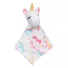 Naninha De Bebe Unicornio Paninho Antialérgico Pelucia Buba