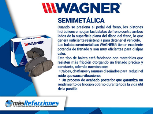 Kit Completo Balatas Semimetlicas Peugeot 607 2002-2008 Foto 4