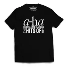 Camiseta A-ha Camisa Banda Pop Rock Headlines And Deadlines