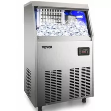 Vevor Máquina Para Hacer Hielo 60kg/24h Panel Inteligente Color Plateado