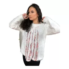 Blusa Feminina Suéter Gola Cacharrel Inverno Frio Corda