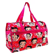 Bolsa De Lona Grande Betty Boop, Microfibra Duradera (rosa S