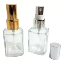 20 Frasco 30ml Cubo Vidro C/ Válvula Spray Luxo P/ Perfume