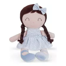Nicole - Boneca De Pano Tecido Antialérgico Zip Toys