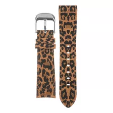 Correa De Cuero 22.00 Mm Animal Print Mujer Festina