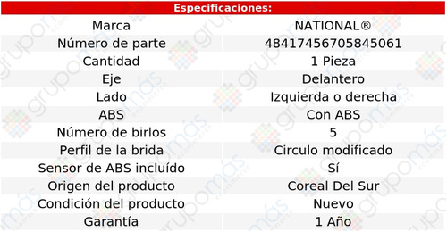 Maza Delantera Izquierda O Derecha National 525i 2001 A 2003 Foto 3