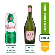 Cerveza Grolsch Lata 473ml X12 + Sidra 1888 Rose 500ml X6