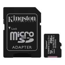 Tarjeta De Memoria Kingston Sdcs2/256gb Con Adaptador Sd 256gb