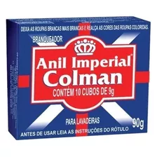 Anil Colman Imperial Caixa Com 10 Cubos 9g Branqueador